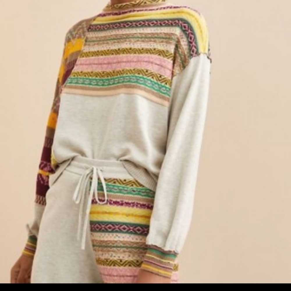 NWT Anthropologie knit sweater set